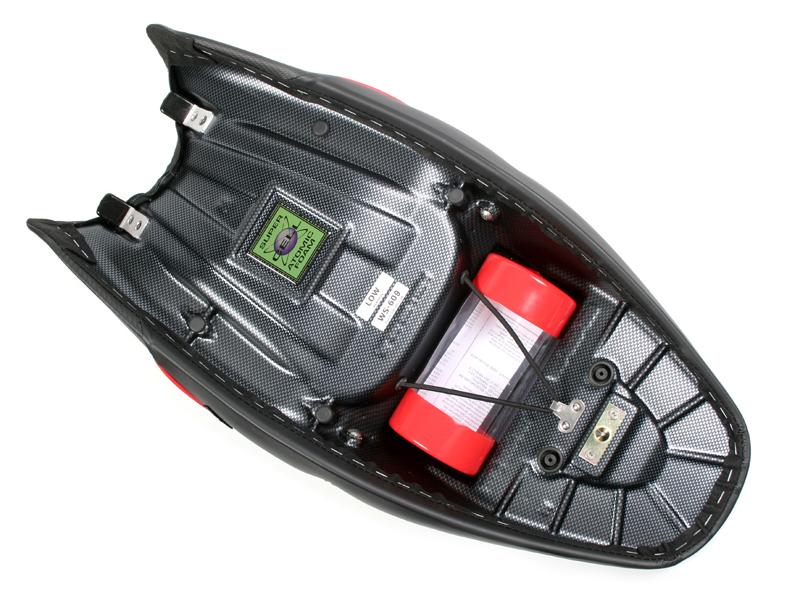 Sargent Seat - Ducati Monster 796, 1100/1100S - Low Heat Red Welt